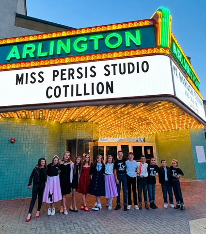 Cotillion students at Miss Persis Studio