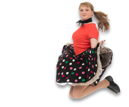 Dancer in costume, Miss Persis Studio of Dance in Arlington, Texas