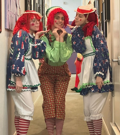 Miss Persis Studio dancers participating in a community performance